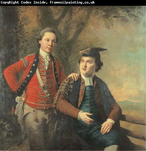royal academy Double portrait of General Richard Wilford of the British Army and his contemporary Sir Levett Hanson.